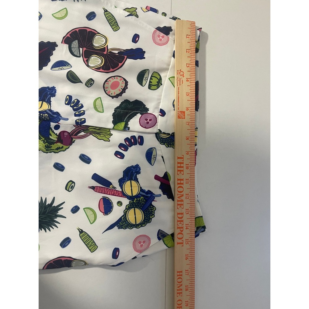 Opening Ceremony Fun Whimsical Print Ankle Trousers White Multicolor Size 2 NWT - Picture 7 of 11